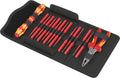 Wera, Schraubendreher-Sets, 05136027001 Kraftform Kompakt VDE 17 extra slim 1, Isolierter Schraubendrehersatz, 17-teilig