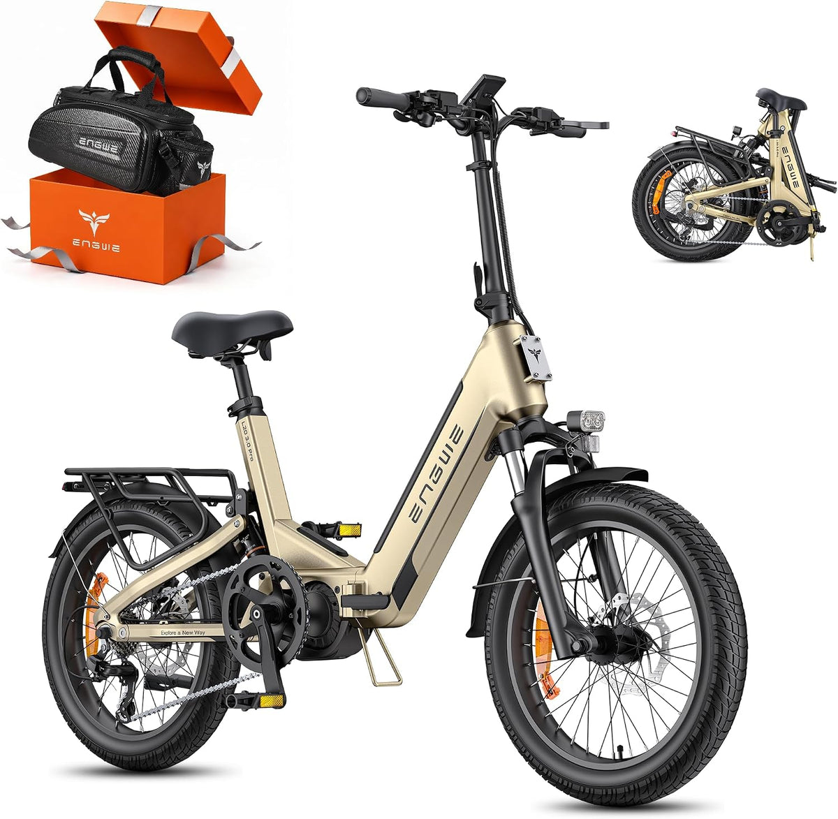 ENGWE, E-Bike, 15Ah, 48V, E Bike mit APP&IoT, Ebike Akku bis 160km