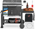 KESSER, Holzkohlegrill, ® XL Grillwagen Set mit Deckel & Thermometer, BBQ Kohlegrill Wagen, Smoker Grill, Standgrill mit Grillrost