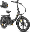 AZMA, Fahrrad, 20 Zoll, 15Ah, 8Ah, Bike, E Bike Klapprad Elektro mit Fat Tire, 36V20./Lithium-Akku für Reichweite bis 100-140KM