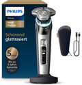 PHILIPS, Elektrorasierer, Rasierer i9000 Prestige, elektrischer Nass- und Trockenrasierer für Herren mit, dunkelgrau-silber