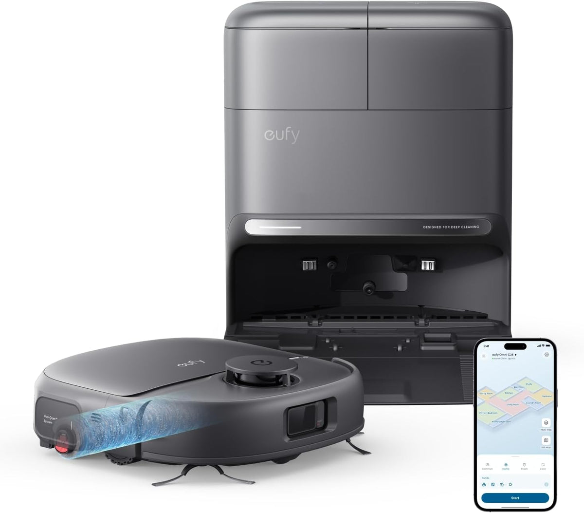 eufy, Saugroboter, HydroJet C28 mit Wischfunktion, Neuheit 2026 von Anker