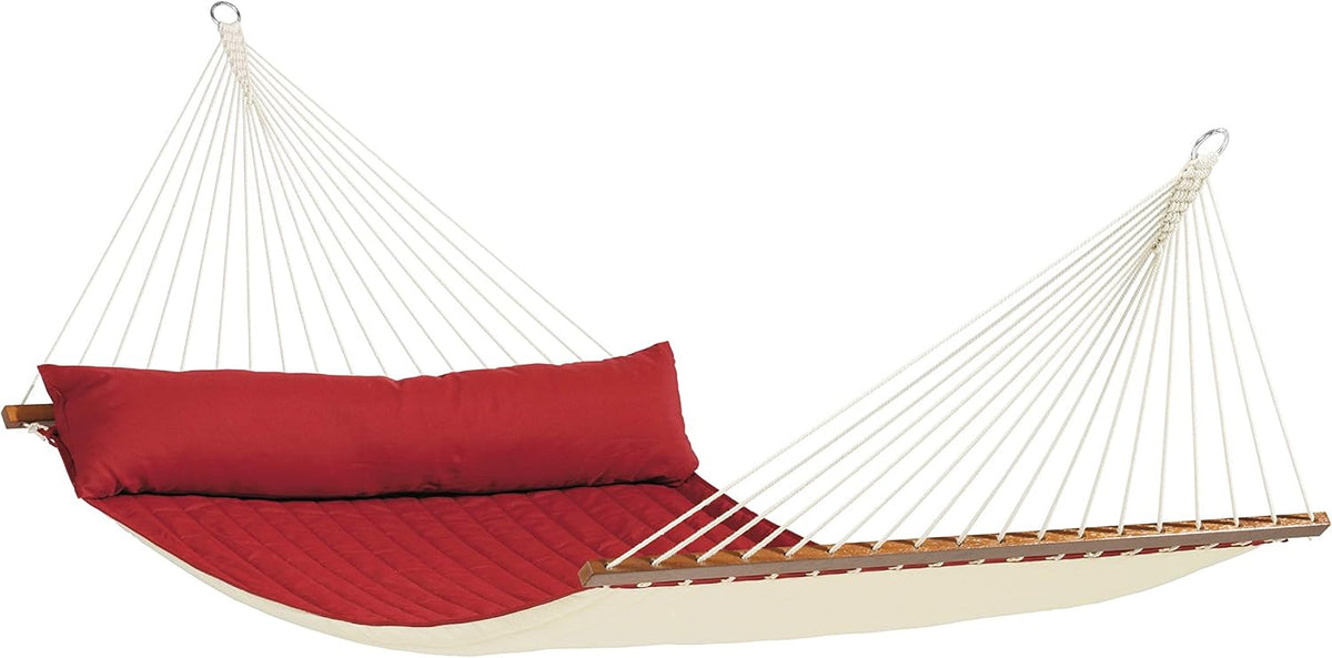 LA SIESTA, Hängematten, Alabama Red Pepper - Gesteppte Kingsize Spreizstange