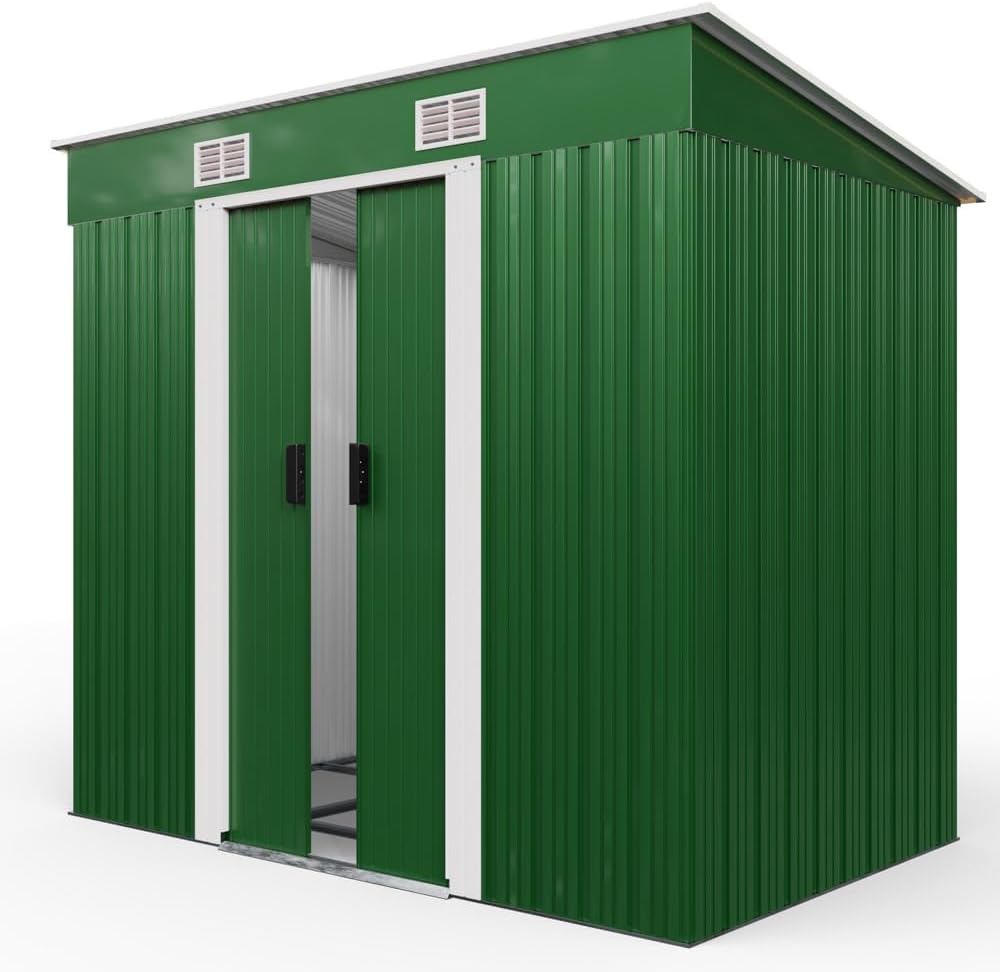 Gerätehaus, Gardebruk, 200x125x180cm, ® L Metall mit Fundament