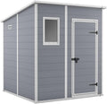 Gerätehaus, Keter, 183cm, 185cm, 200cm, 168cm, Manor Pent 6x6 Gartenhaus, Außenmaße: x x, Innenmaße: x x 194cm
