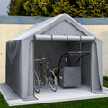 feynoss, Fahrrad, 244x241x217cm, garage Geräteschuppen, winterfestes wasserdichtes Lagerzelt & Garagenzelt für