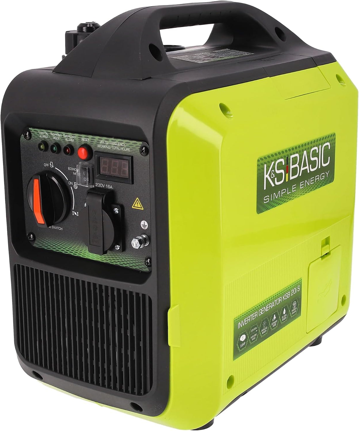 K&S BASIC, Powerstation, 2000 W, KSB 20i S Inverter-Generator, Stromerzeuger Benzin, tragbar