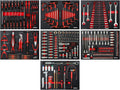Mephisto, Schraubendreher-Sets, 7 Werkzeugeinlagen Werkzeug in Soft Inlay mit Carbon Lock