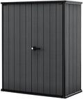 Keter, Auflagenboxen, 140x73,6x170,4cm, 1400l, Cortina Alto Aufbewahrungsbox, Geräteschuppen, Fassungsvermögen