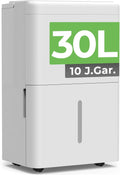 WoleixKlima, Luftentfeuchter, 245 m, 40 dB, 30 L, 90 m, elektrisch, Entfeuchter elektrisch, Keller für Räume bis zu ³/ ²