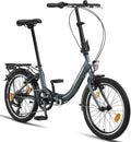 Chillaxx, Fahrrad, 20 Zoll, Bike, Bike URBAN Faltrad, Klapprad, 6 Gang Shimano-Schaltung, Licht, Quick-Fold-System