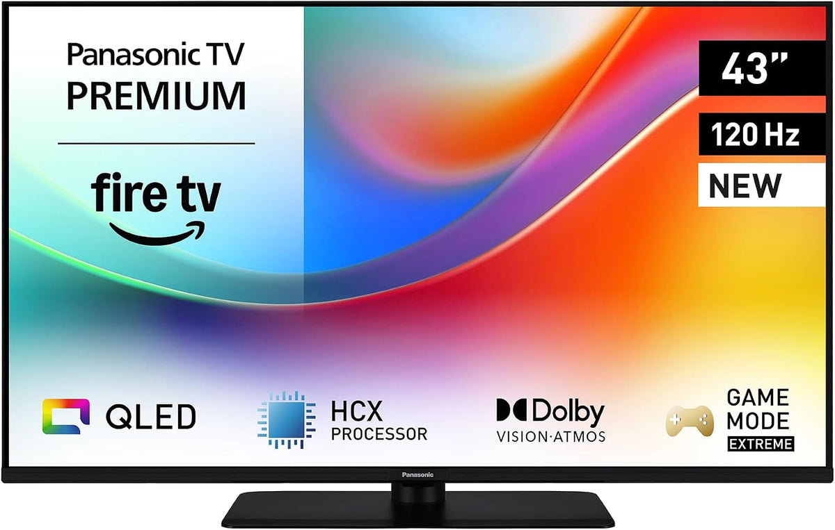 Panasonic, Fernseher, 43 Zoll, Smart TV, Premium TV-43W85BEZ, W85B Serie, 4K Ultra HD QLED Smart TV, 2025, 120 Hz