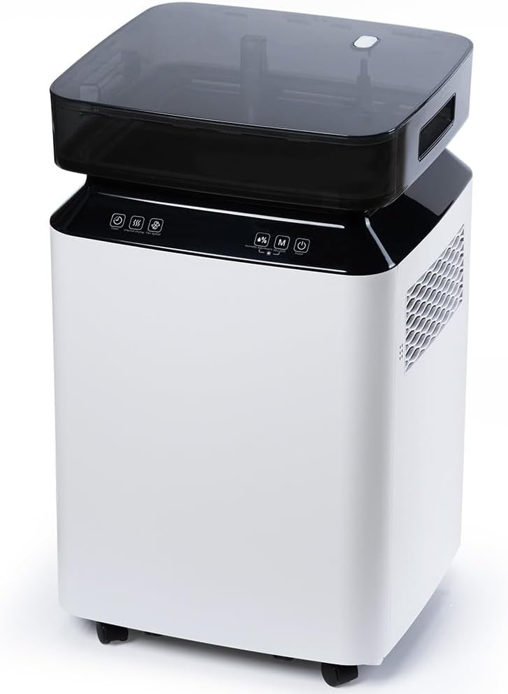 katenpo, Luftentfeuchter, 400m, 80L, 8L, Elektrisch mit Pumpe: /Tag Kompressor-Entfeuchter mit