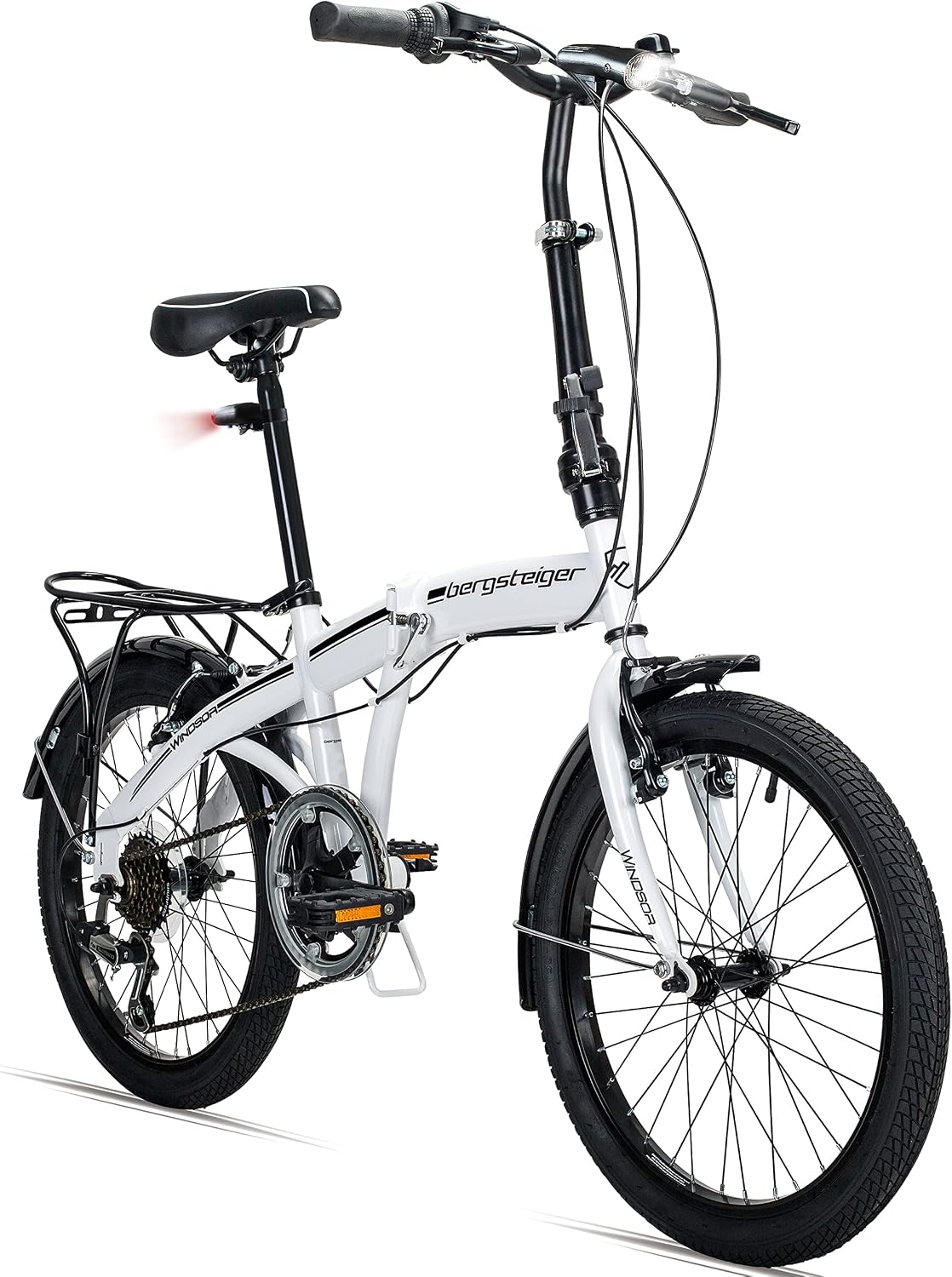 Bergsteiger, Klappräder, 20 Zoll, Windsor Faltrad Klapprad 6 Gang Quick-Fold-System