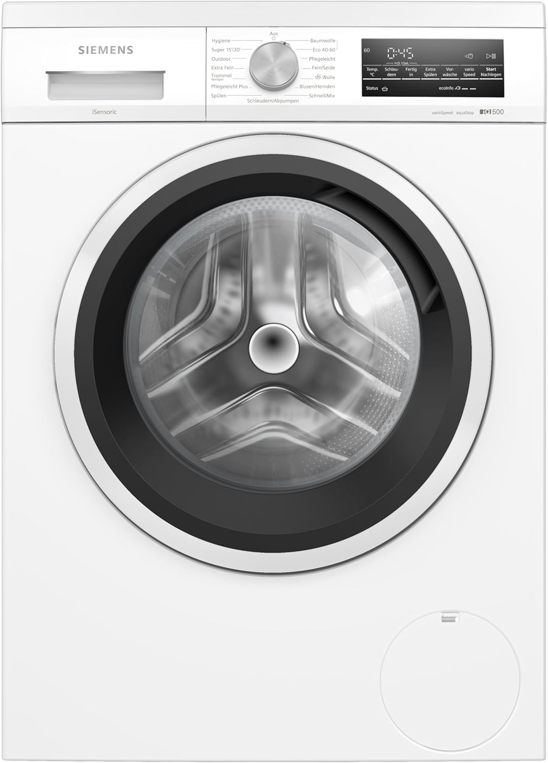 Siemens, Waschmaschine, 9 kg, iQ500 Smarte unterbaufähig WU14UT42