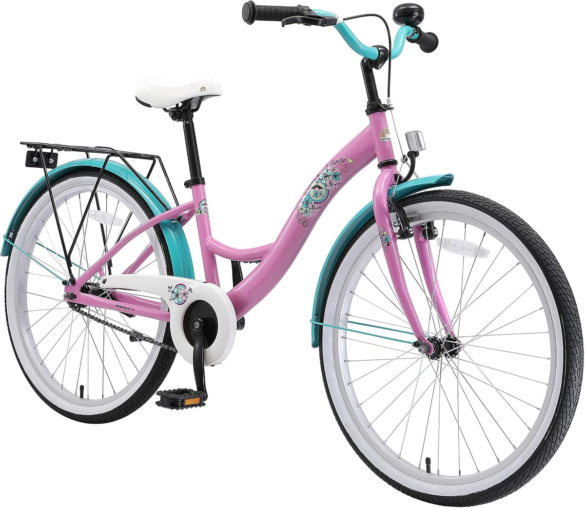 BIKESTAR, Fahrrad, 20 Zoll, 24 Zoll, Bike, Jugend Kinder für Mädchen ab 6 Jahre, ab 9 Jahre