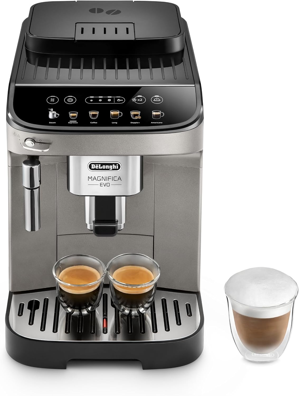 De'Longhi, Kaffeevollautomat, Magnifica Evo ECAM290.42.TB, Kaffeemaschine mit Milchaufschäumer, Kompakt, Bean-to-Cup