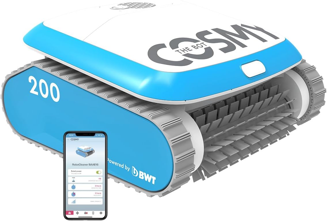 BWT, Poolroboter, COSMY 200 mit Kabel, reinigt Boden, Wand und Wasserlinie