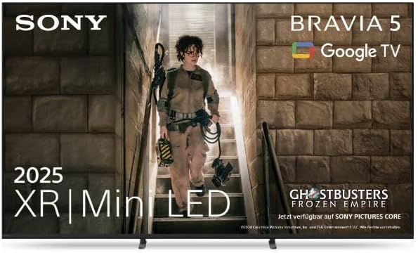 Sony, Fernseher, 65 Zoll, Smart TV, BRAVIA 5 XR Mini-LED (K65XR52), AI XR-Prozessor, akustisches Multi-Audio, Dolby Vision/Atmos