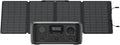 EF ECOFLOW, Powerstation, 245Wh, 110W, RIVER 3 tragbare mit Solarpanel, <10 ms USV