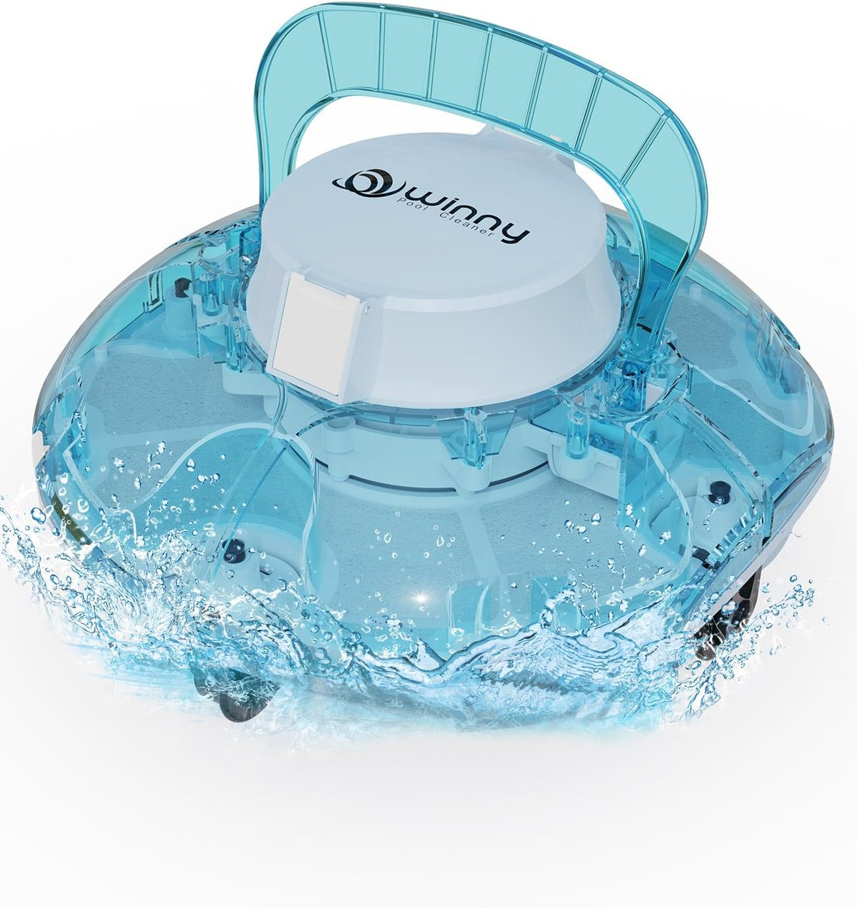 WINNY POOL CLEANER, Poolroboter, 60 m, 200 roboter, sauger kabellos mit Akku, 80 Min. Laufzeit, für Aufstell s bis ²