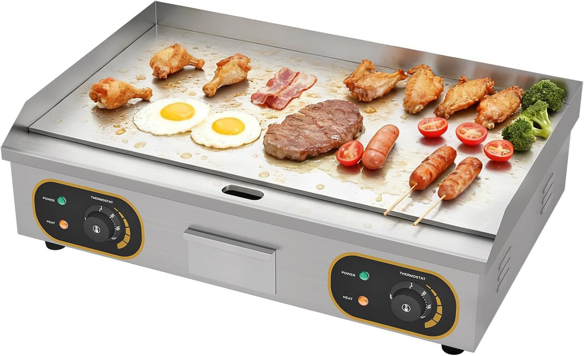 MOOTACO, Elektrogrill, 73cm, Elektrische Grillplatte Gastro Profi