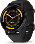 Garmin, Smartwatch, 45 mm, Venu 3, GPS-Fitness-, Schwarz/Schiefergrau