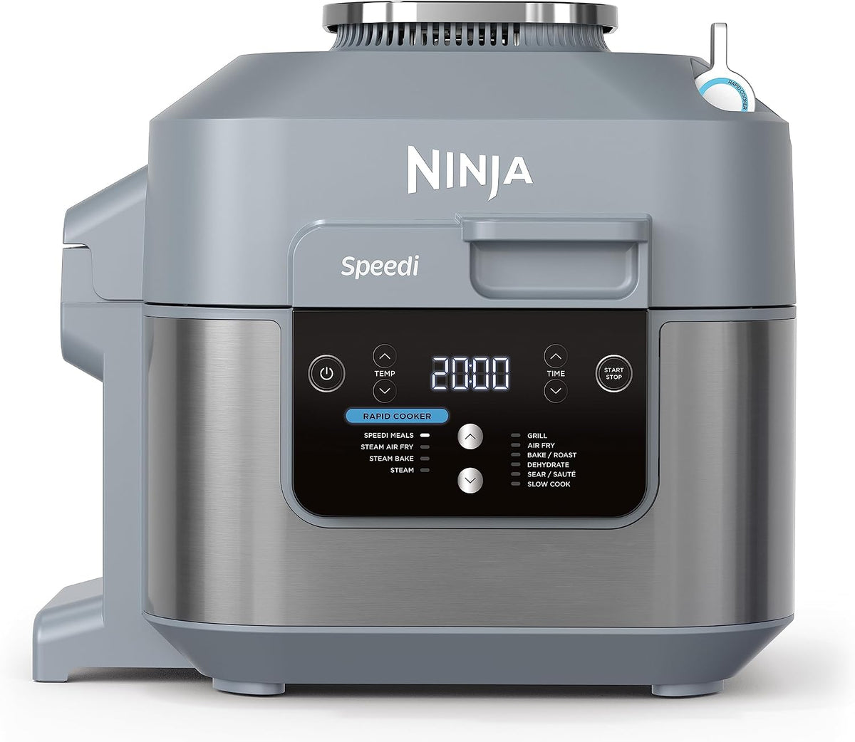 Ninja, Heissluftfritteuse, 5,7L, Speedi Multikocher, 10-in-1 Multicooker, Air fryer Heißluftfritteuse, Slow Cooker Langsamkochen