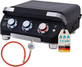 Skandika, Gasgrill, Plancha Grill Palo 3-Brenner Plus