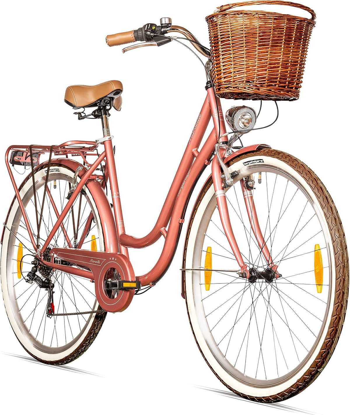 Bergsteiger, Fahrrad, 28 Zoll, Bike, Marseille 26/ Citybike Damen Retro 6 Gang