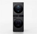 LG, Waschmaschine, 10 kg, 12kg, WT1210BBF Washtower, Klasse C -10 Prozent und Trockner A, einheitliches Panel, TurboWash