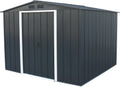 Duramax, Gerätehaus, 5.89 m, ECO 8 x 8 ( ²) Metall, feuerverzinktes Metall - Geräteschuppen, verstärkte Dachkonstruktion