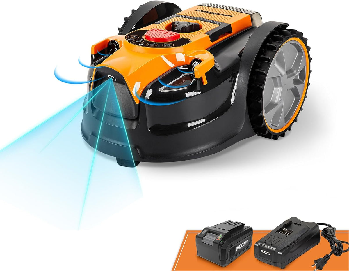 Lawnmaster, Mähroboter, 150 m, OcuMow ohne Begrenzungskabel KI-gestützte visuelle