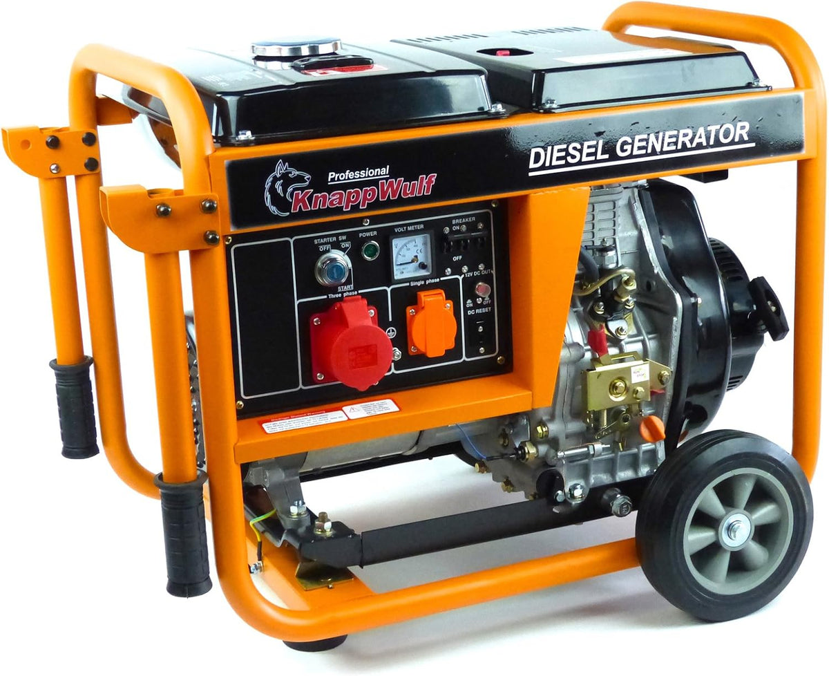 KnappWulf, Powerstation, 230V, 400V, 12V, KW5500-3 Diesel Stromerzeuger Notstromaggregat Generator
