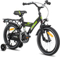 HH HILAND, Fahrrad, 18 Zoll, 16/ Kinder, für Jungen Kinder ab 5 6 7 8 Jahren mit