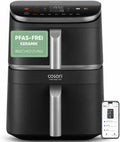 Cosori, Heissluftfritteuse, 10,8L, Turbo Tower Pro Smart Airfryer, Keramikbeschichtung Heißluftfritteuse, DualBlaze-Technologie und WLAN-Steuerung